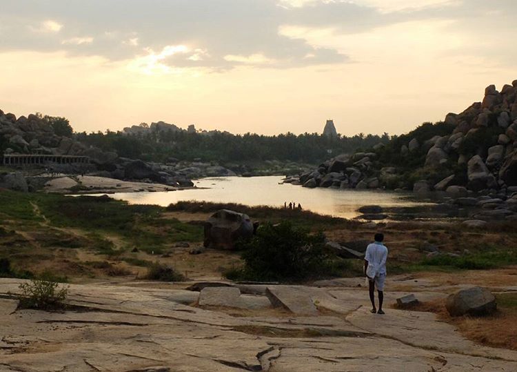 starring at Hampi sunset @lensculture