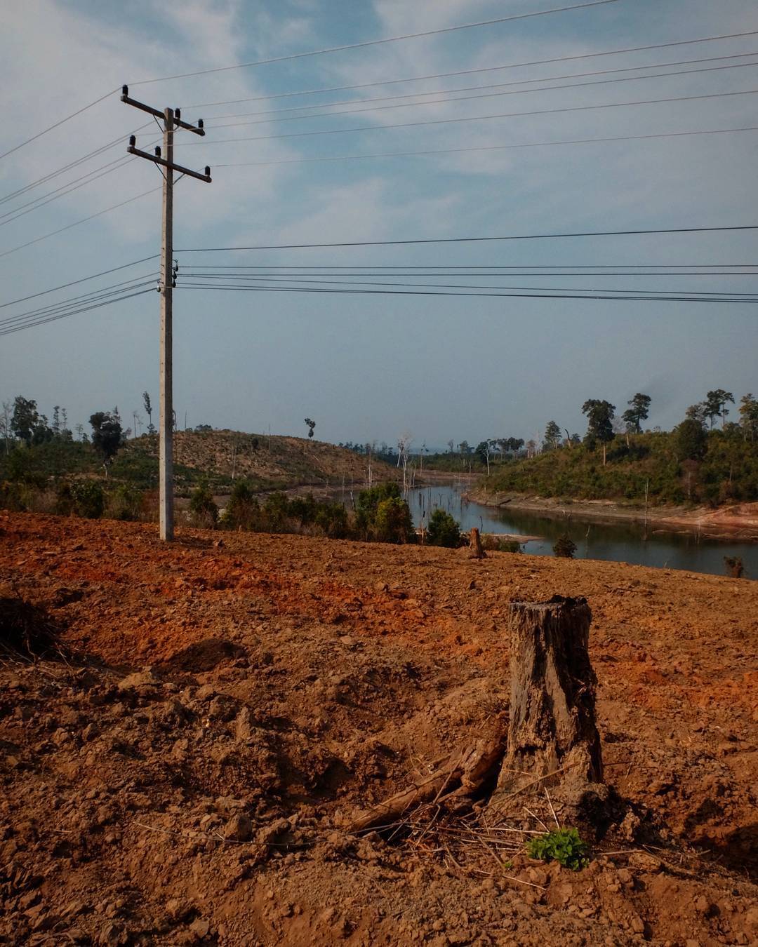 in . Where the first economic income of the country is power production.